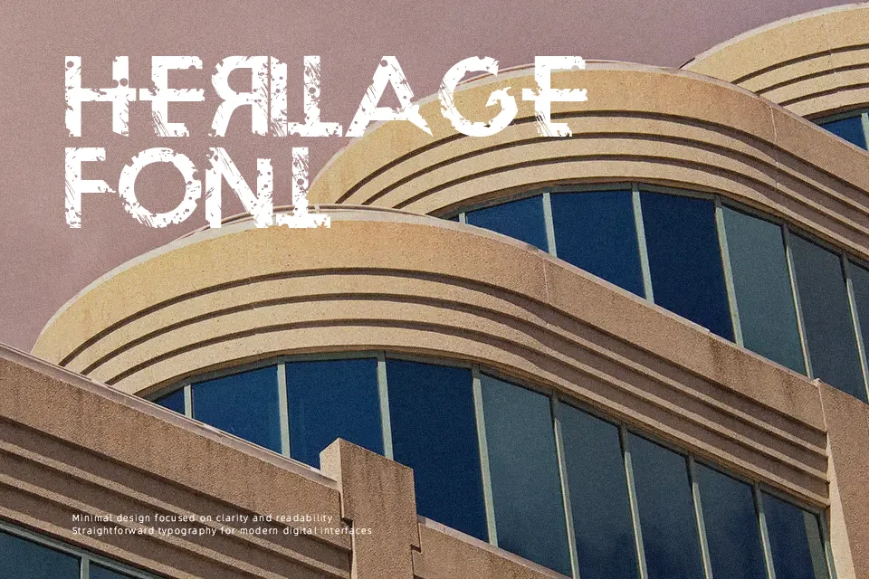 Blackout Morning Font Font Preview for Grunge Music