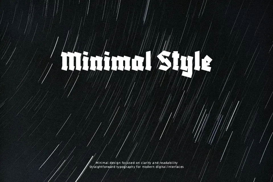 Blaka Font Blackletter Font Preview
