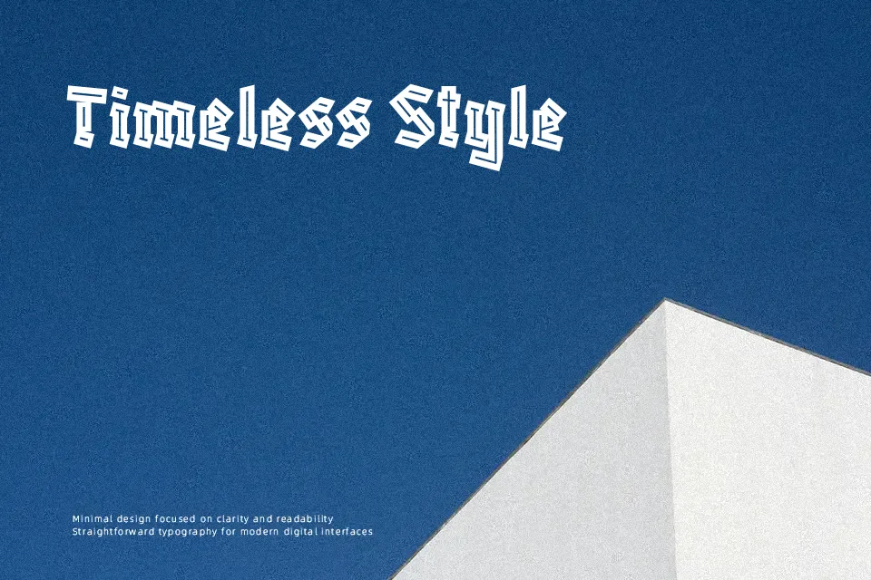 Blaka Hollow Font Font Preview for Logo