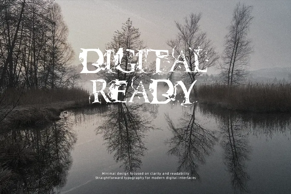 Blasphemy Font Decorative Font Preview for Music