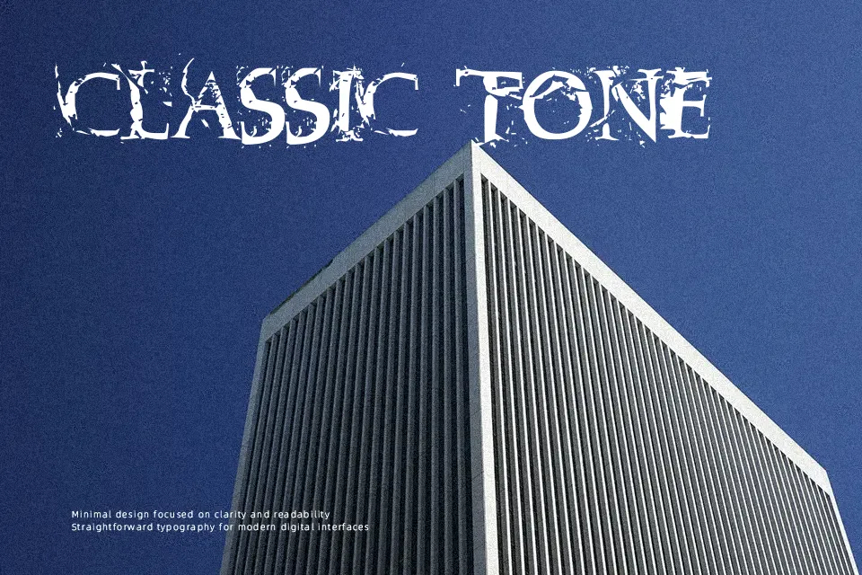 Blasphemy Font Display Font Preview for Music