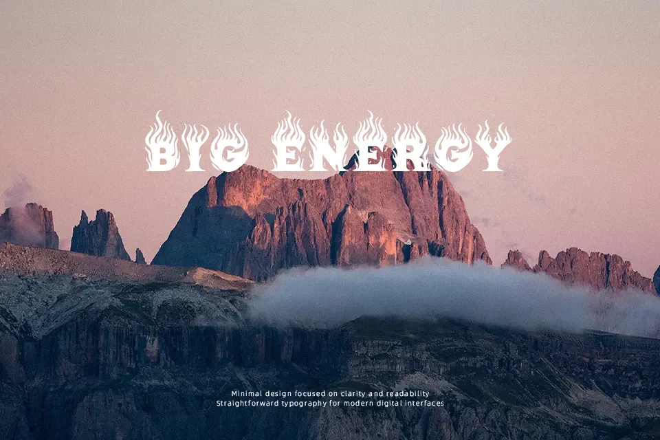 Blaze of Glory Font Font Preview for Dramatic Mood