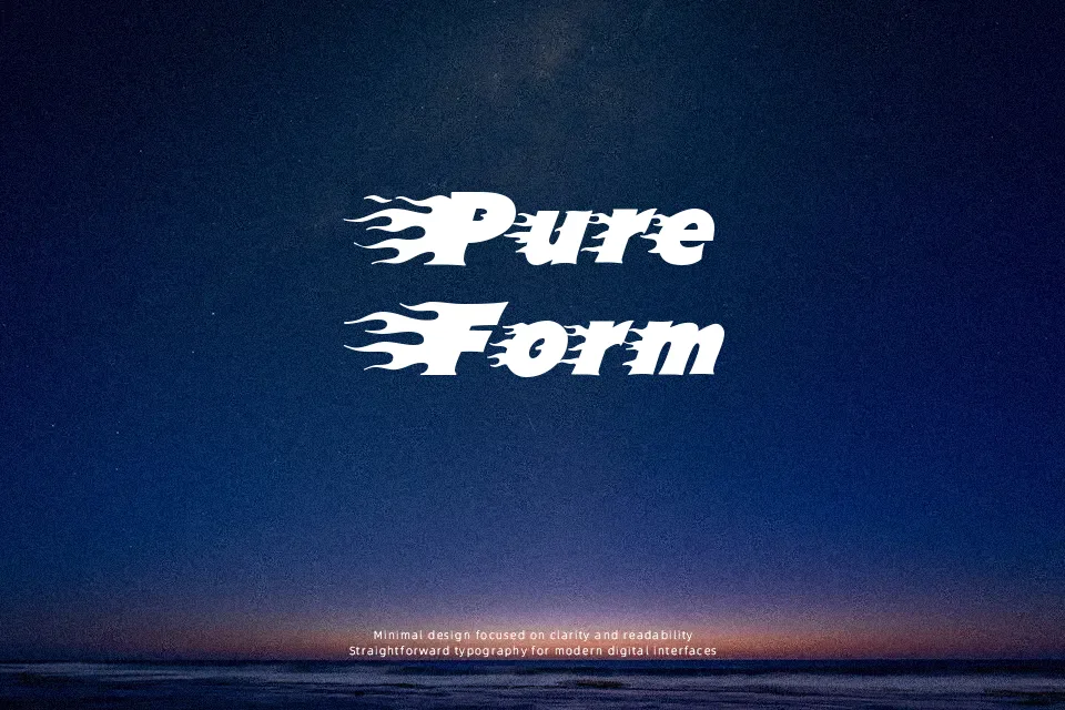 Blazed Font Font Preview for Dramatic Logo