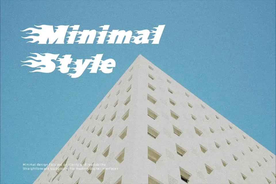 Blazed Font Font Preview for Bold Logo