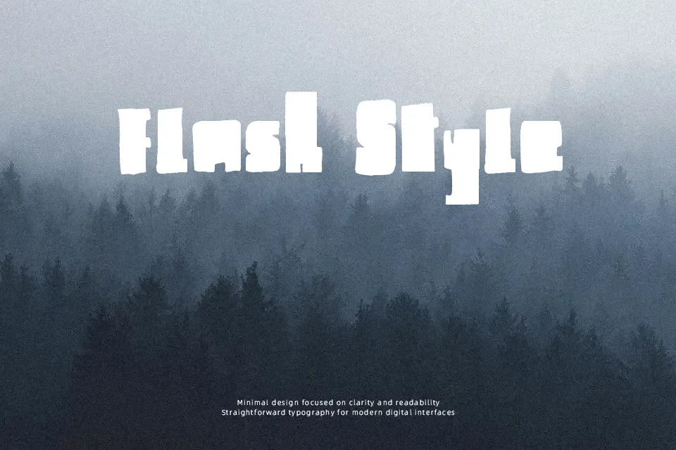Blck Font Font Preview for Bold Logo