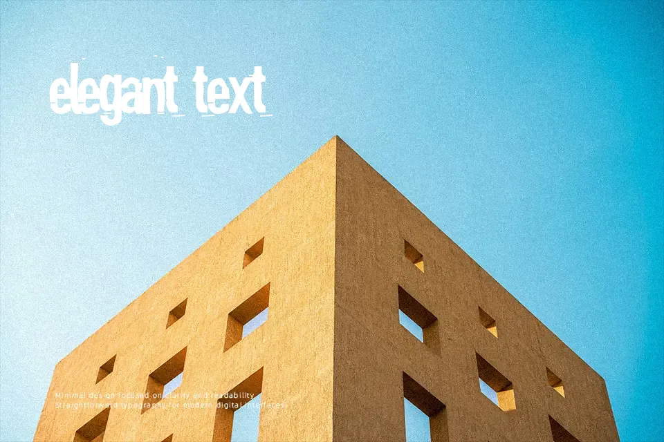Blind Font Font Preview for Horror Gaming