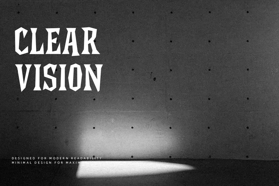 Blinders Font Display Font Preview for Branding