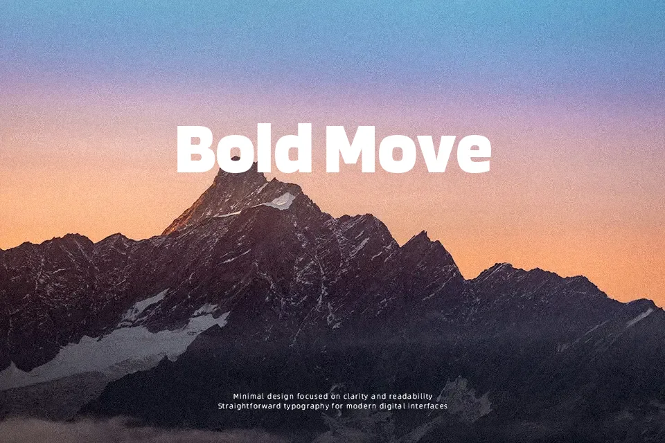Blinker Font Font Preview for Friendly Headline
