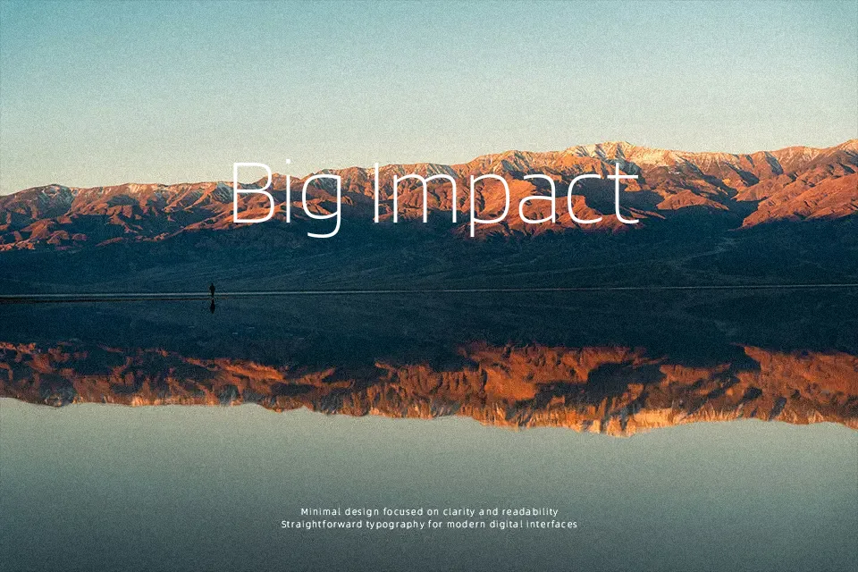 Blinker Font Condensed Font Preview for Headline