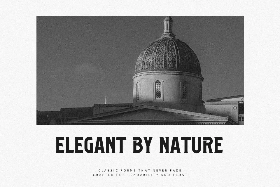 Blinkford Font Font Preview for Luxury Packaging