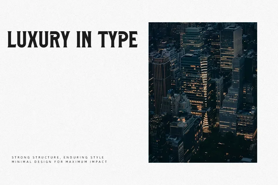 Blinkford Font Font Preview for Timeless Mood