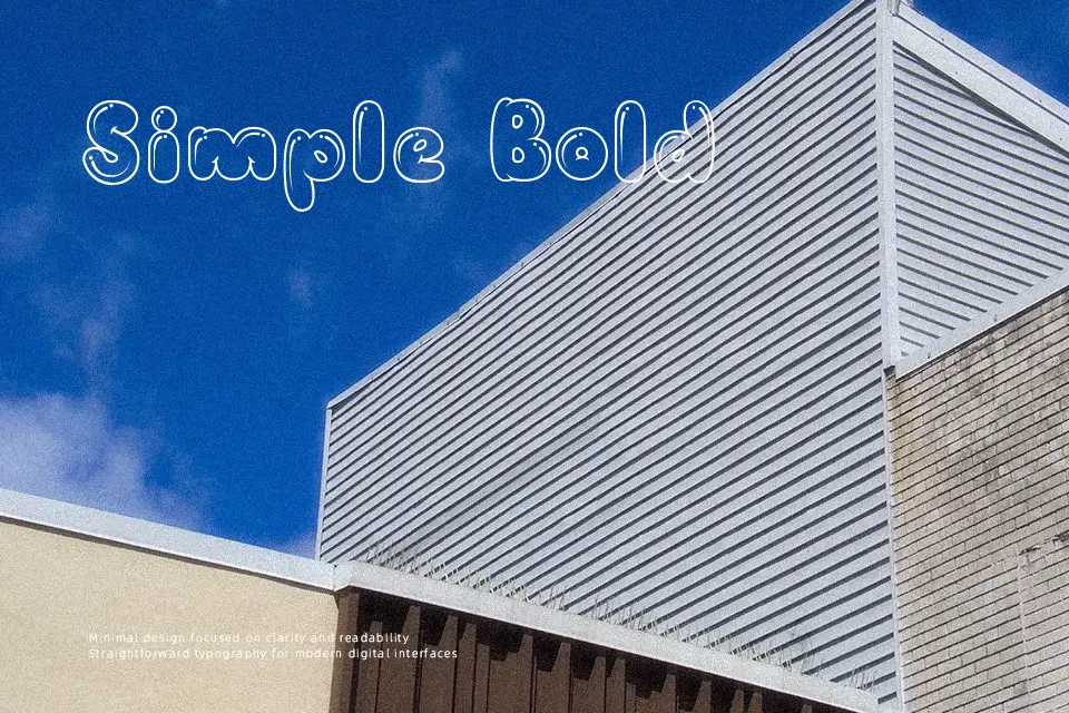 Blobby Chug Font Font Preview for Playful Kids