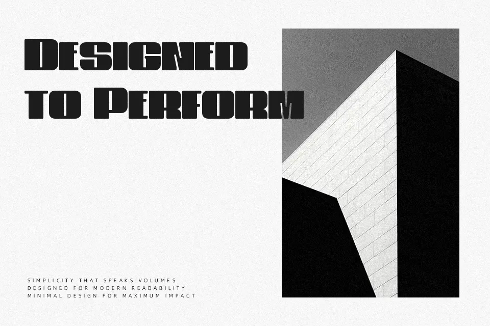 Block Marys Font Sans Serif Font Preview for Branding