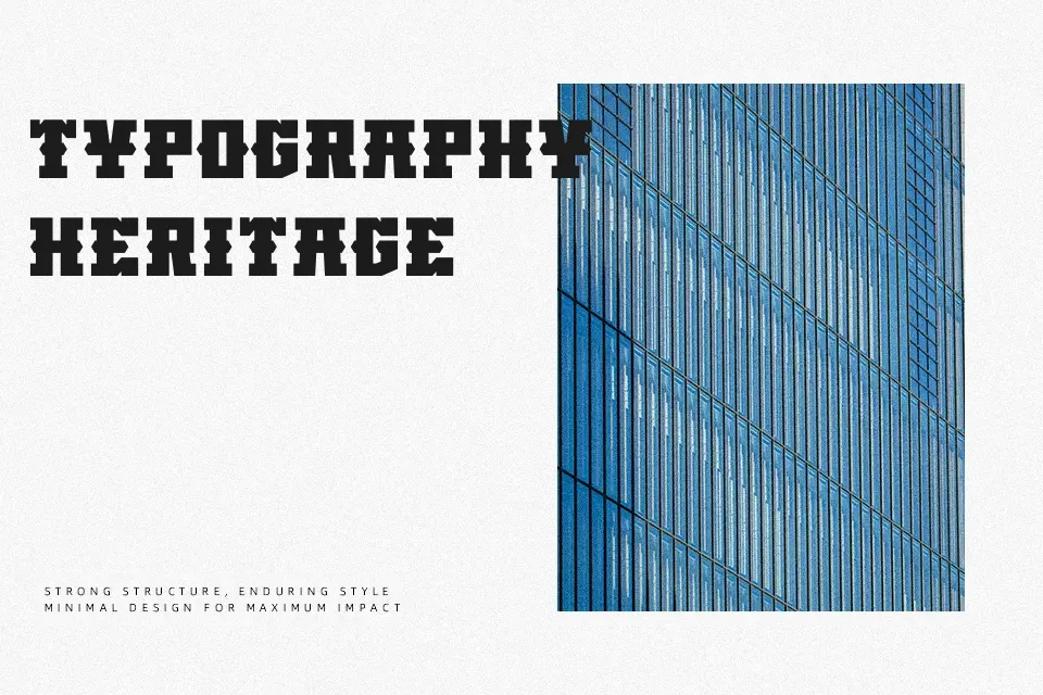 Block Western Font Display Font Preview for Headline