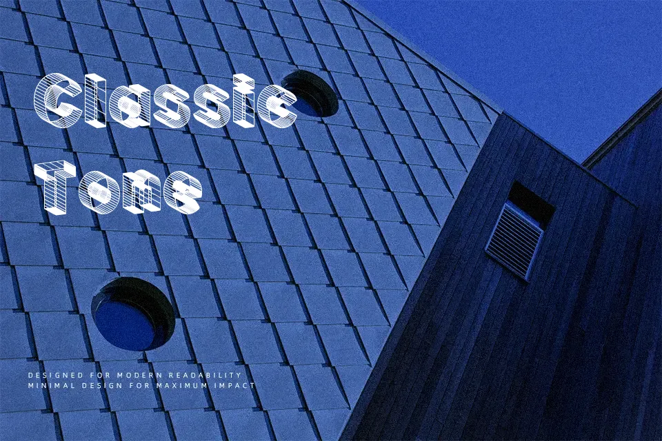 Blockchain Font Geometric Font Preview for Poster