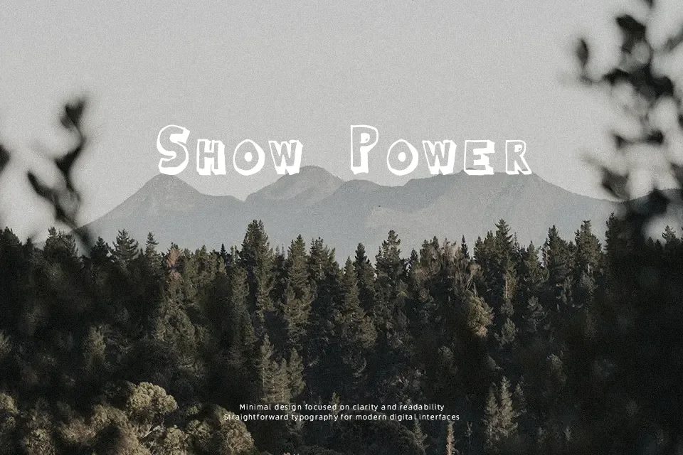 Blocked In Font Font Preview for Artistic Music