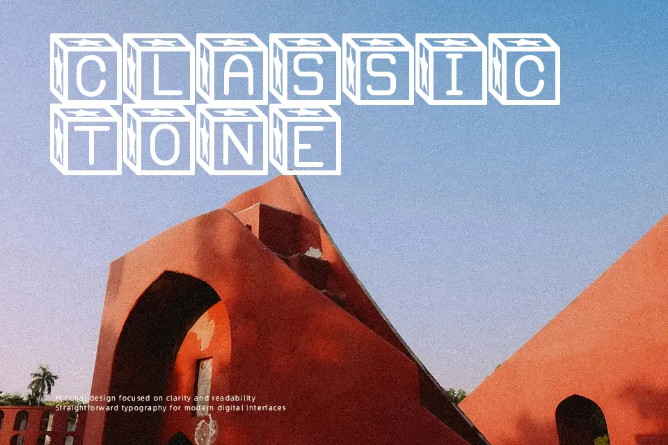 Blockys St Font Geometric Font Preview for Logo