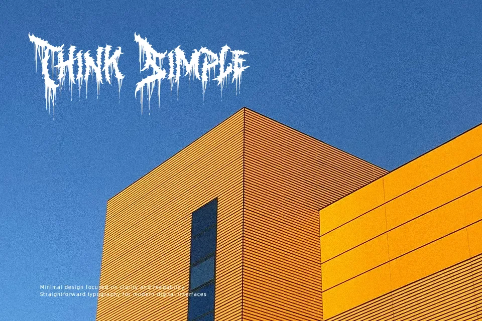 Bloody Hell Font Font Preview for Dramatic Poster
