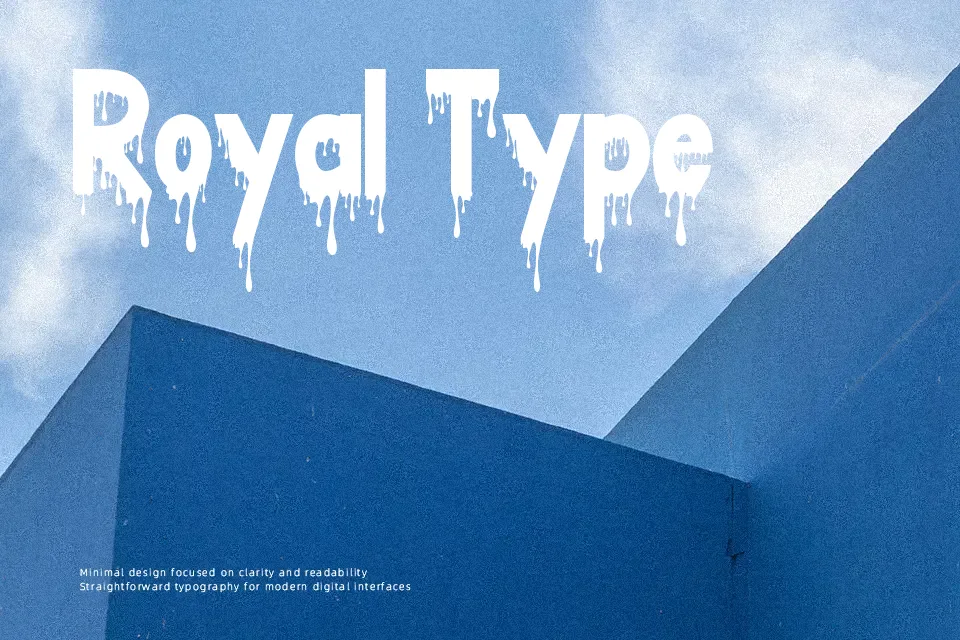 Bloody Terror Font Decorative Font Preview for Poster