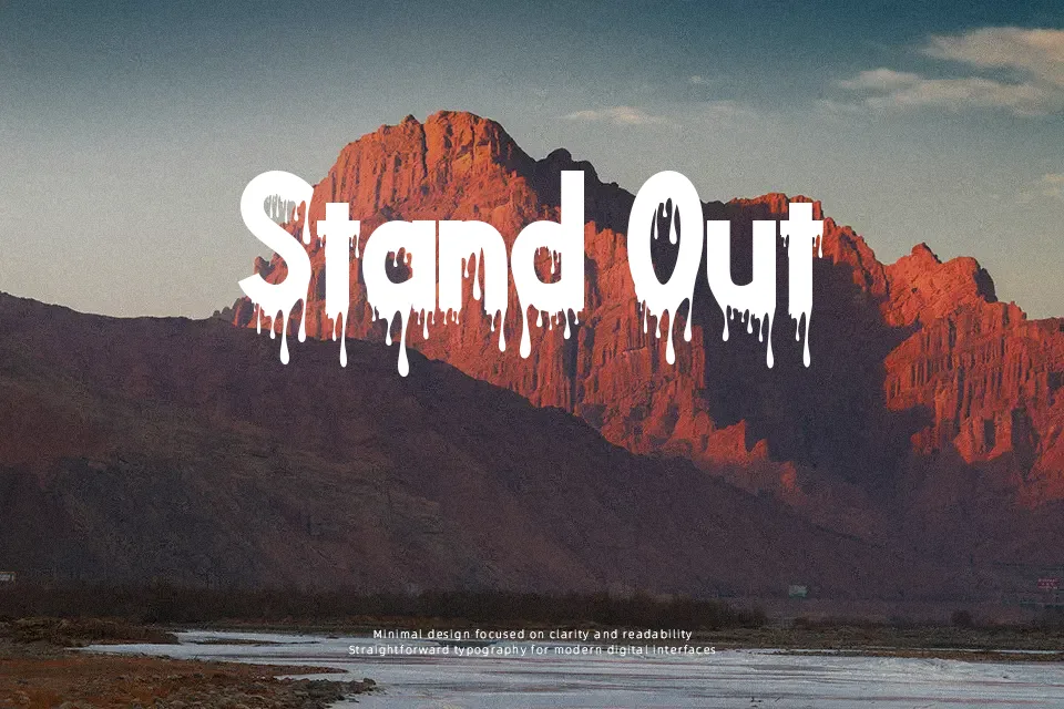 Bloody Terror Font Font Preview for Grunge Headline