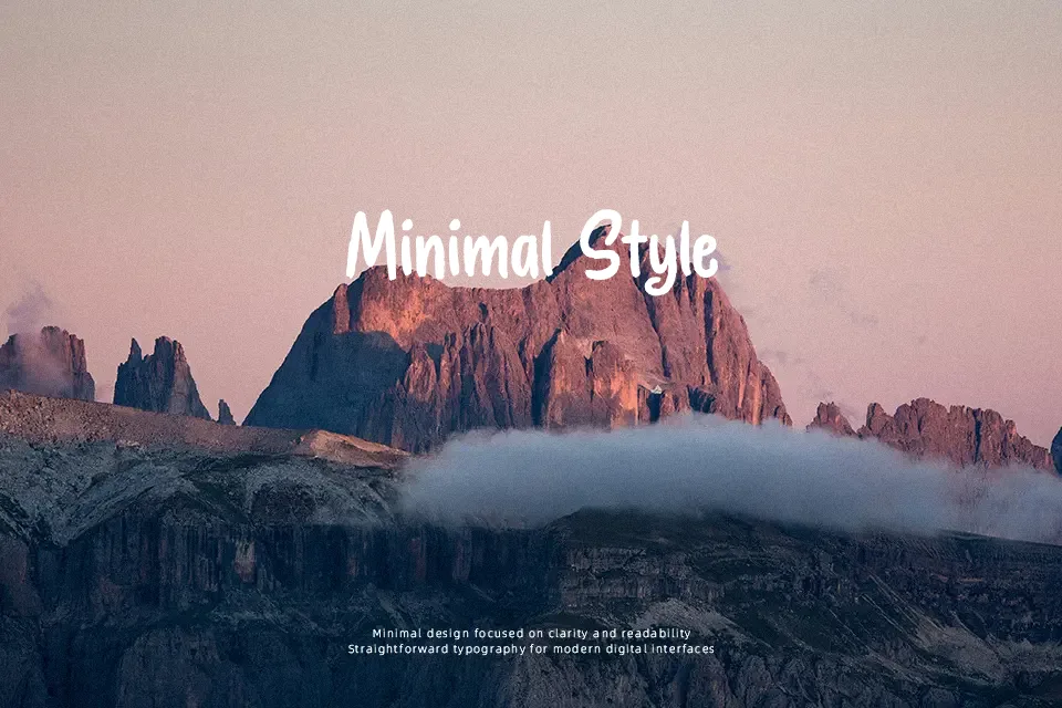Bloom Monday Font Handwritten Font Preview for Packaging