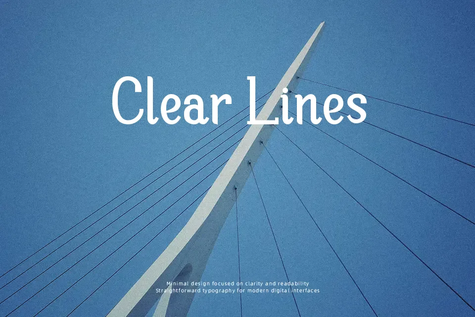 Blue Denim Font Font Preview for Logo