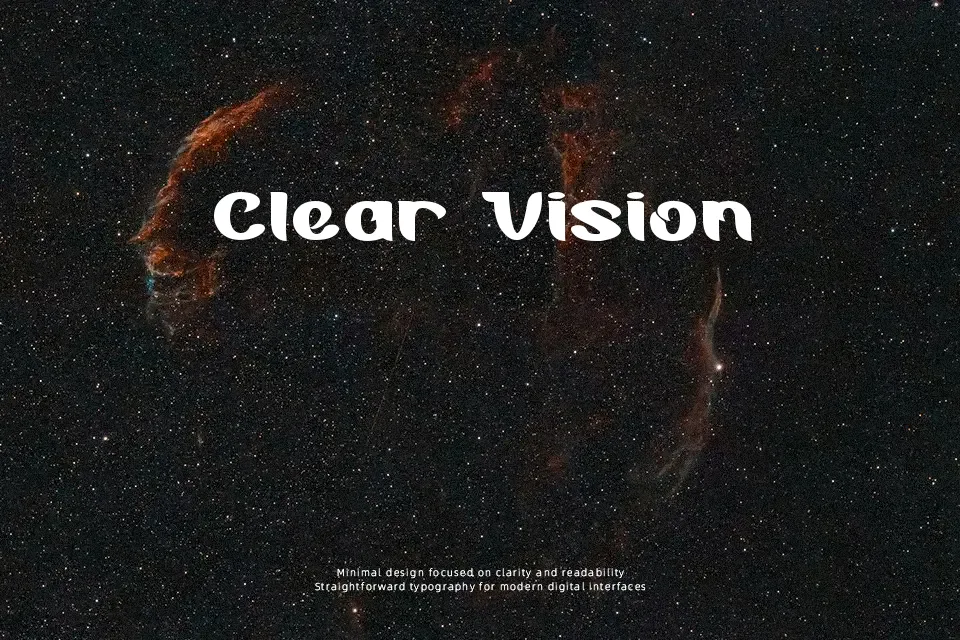 Blue Ocean Font Display Font Preview for Poster