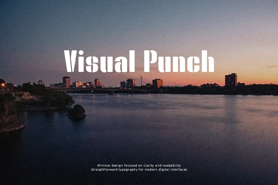 Bluefish Stencil Font Font Preview for Serious Branding