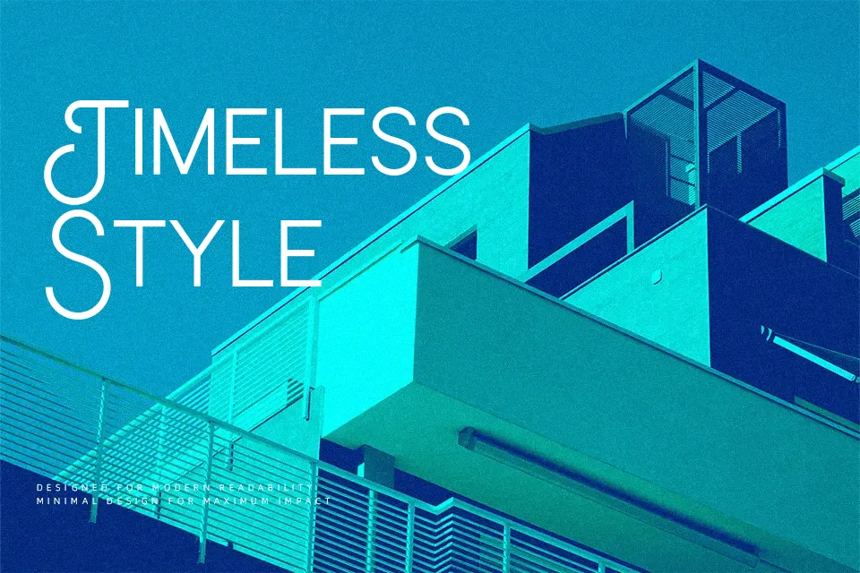 Bluzonir Font Font Preview for Modern Editorial