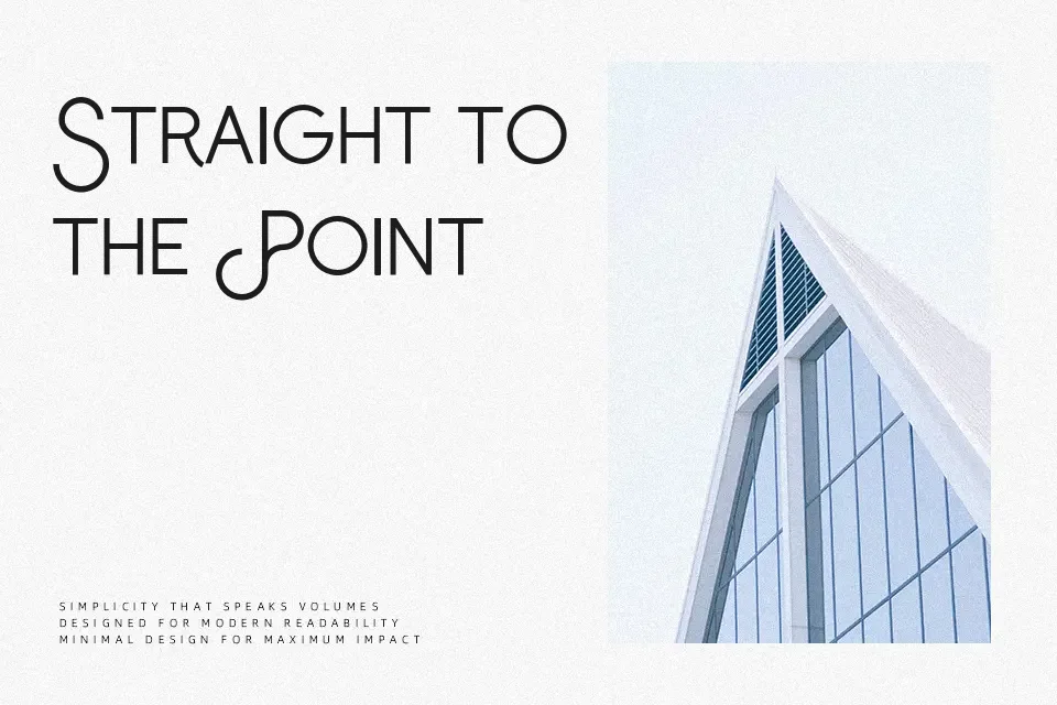 Bluzonir Font Font Preview for Clean Fashion