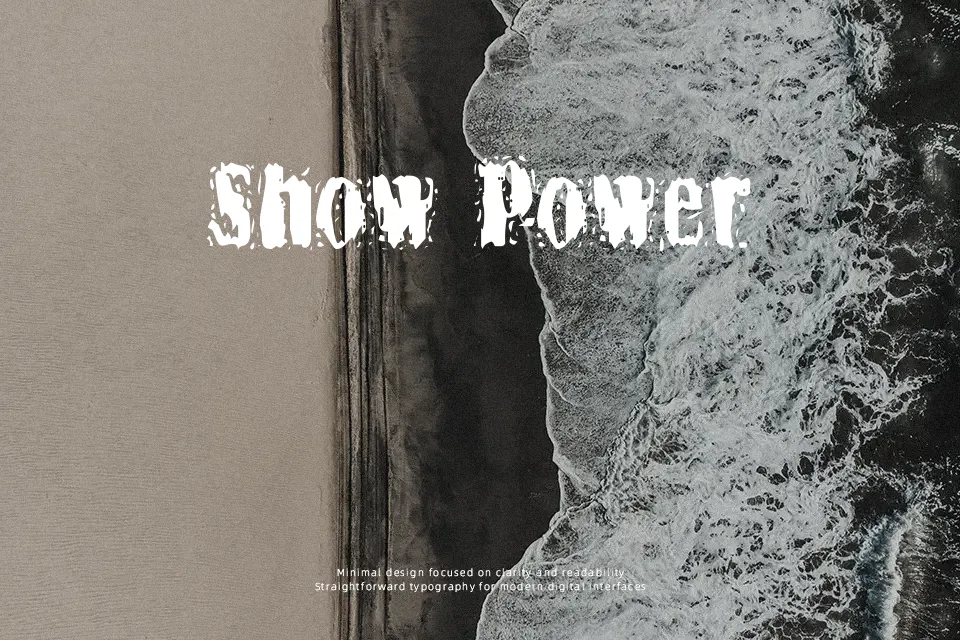 BN Yiftach Font Font Preview for Grunge Music