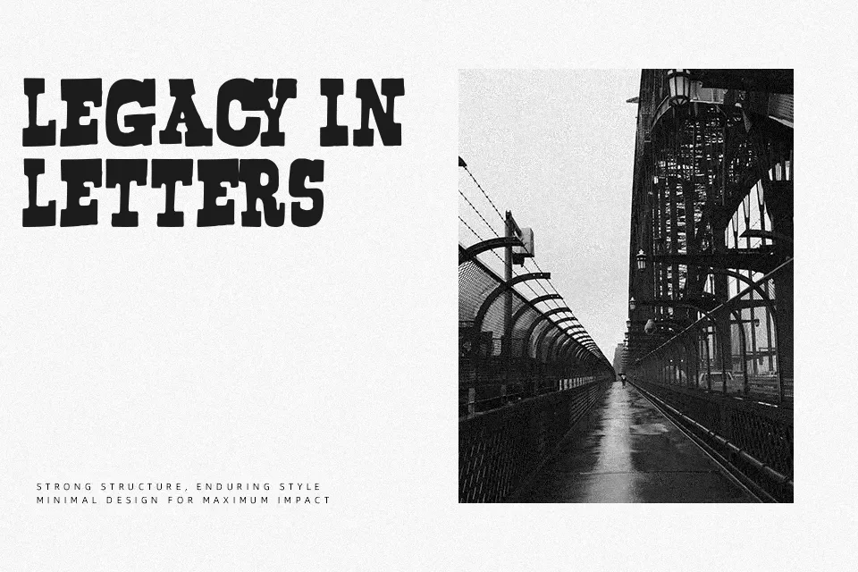 Bogusflow Font Display Font Preview for Poster