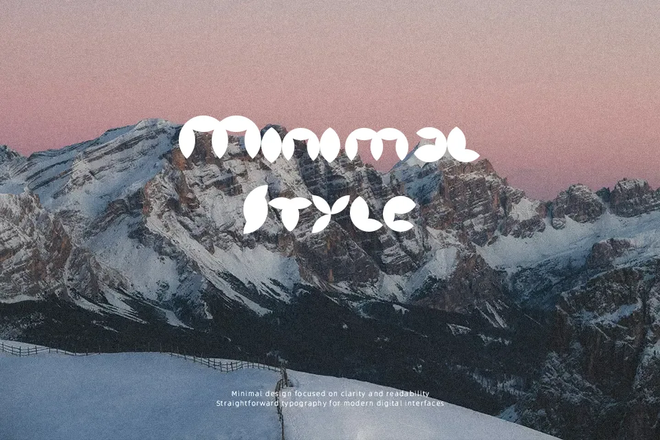 Bokeh Font Font Preview for Warm Poster