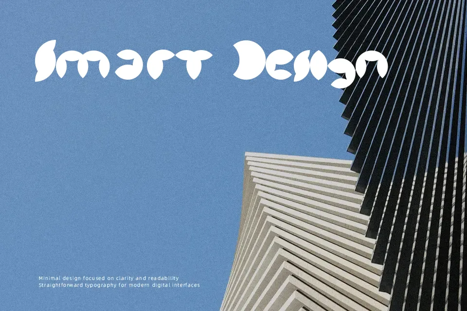 Bokeh Font Font Preview for Friendly Poster