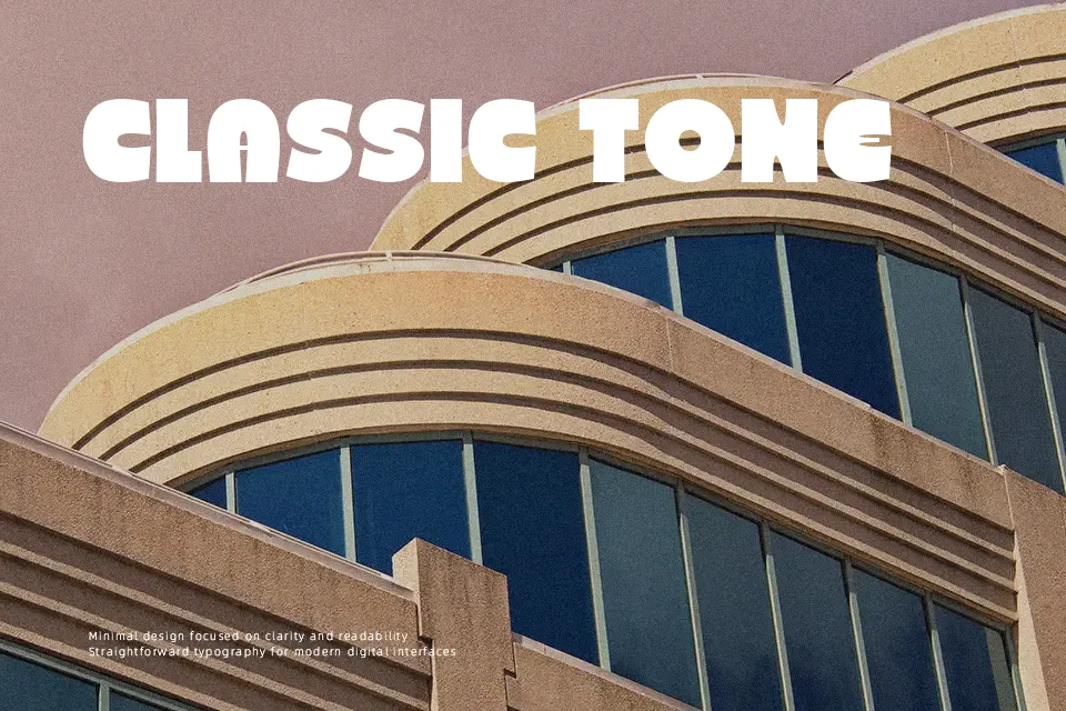 Bold Groove Font Display Font Preview for Headline