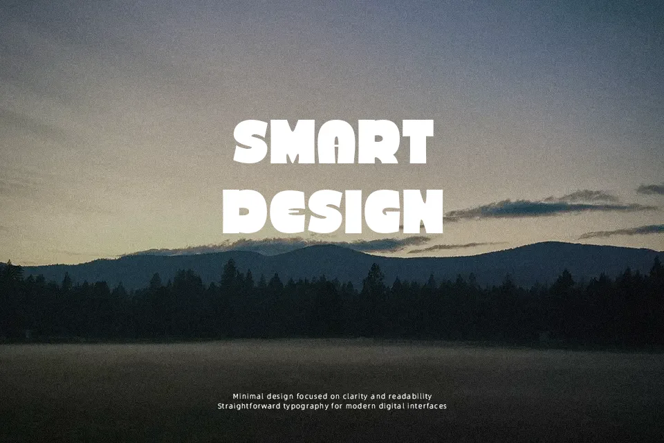 Bold Groove Font Font Preview for Modern Poster
