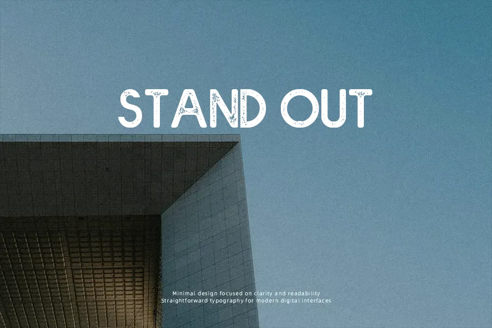 Bolde Rough Font Sans Serif Font Preview for Packaging