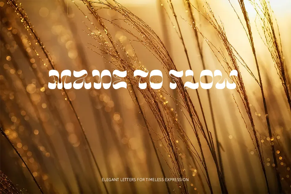 Bome Font Font Preview for Retro Signature