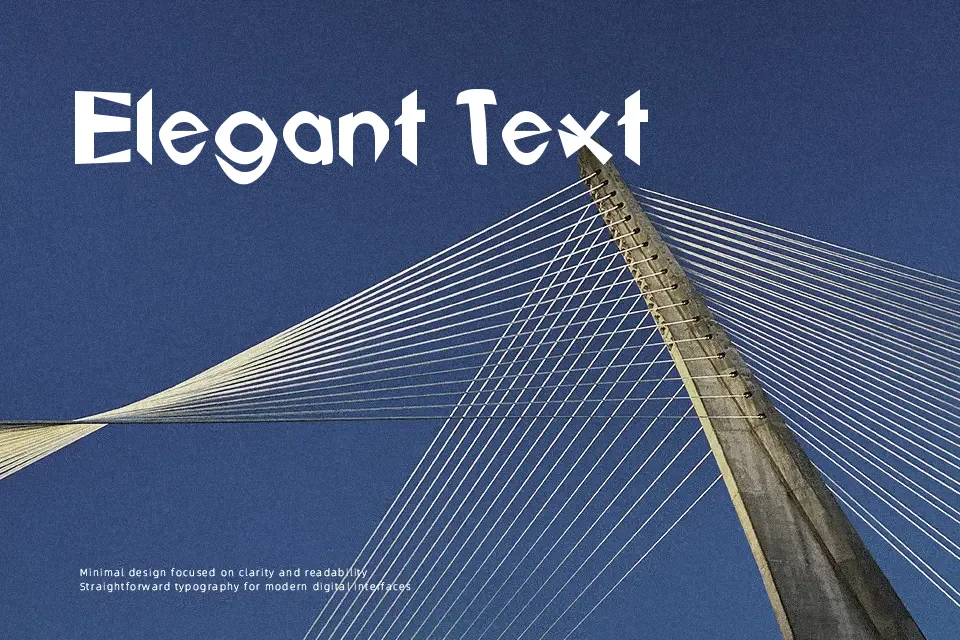 Bonbots Font Font Preview for Bold Poster