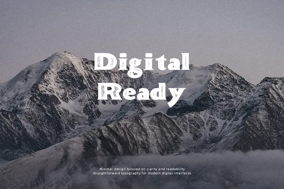 Bonneville Co. Font Font Preview for Vintage Poster