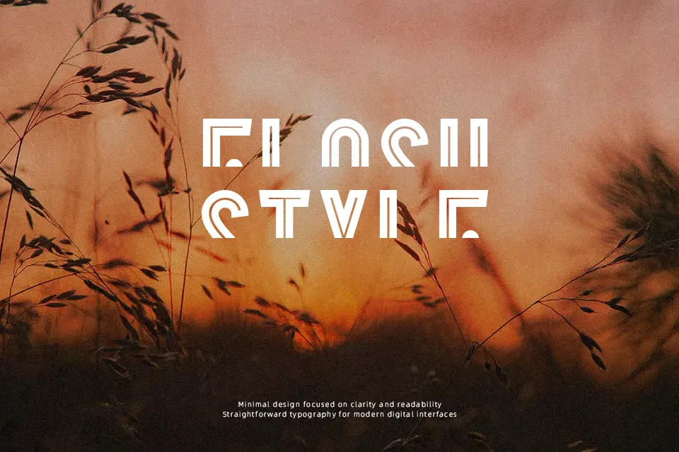 Border Control Font Stencil Font Preview