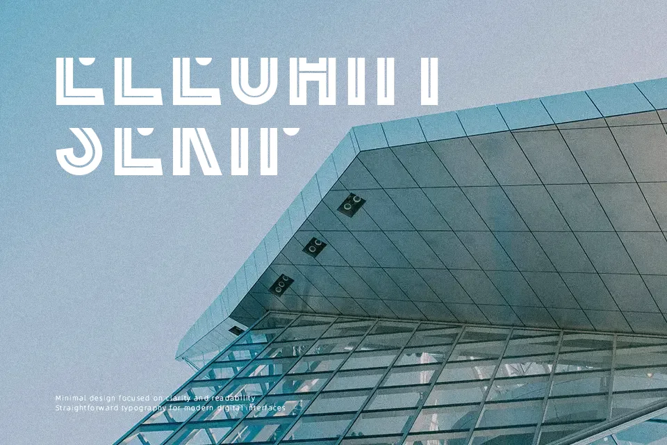 Border Control Font Stencil Font Preview for Gaming