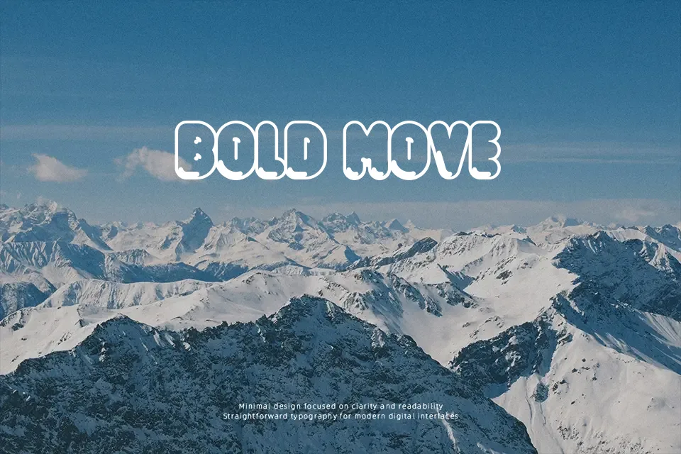 Boule Font Geometric Font Preview for Headline