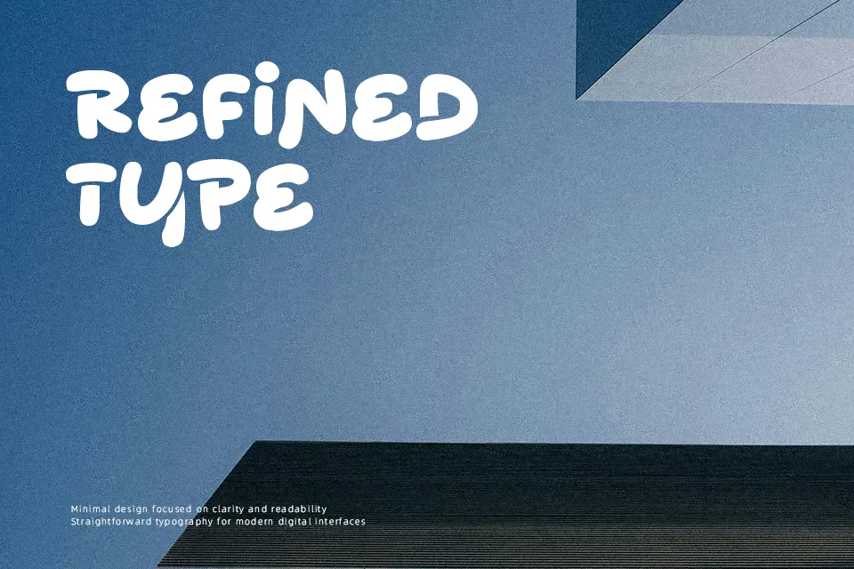 Bouncy Balloons Font Font Preview for Friendly Poster