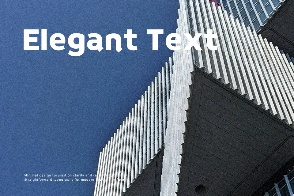 Braah One Font Font Preview for Modern Logo