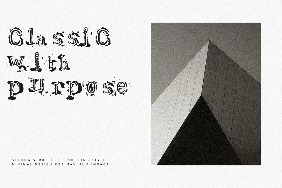 Bracille Font Font Preview for Grunge Branding