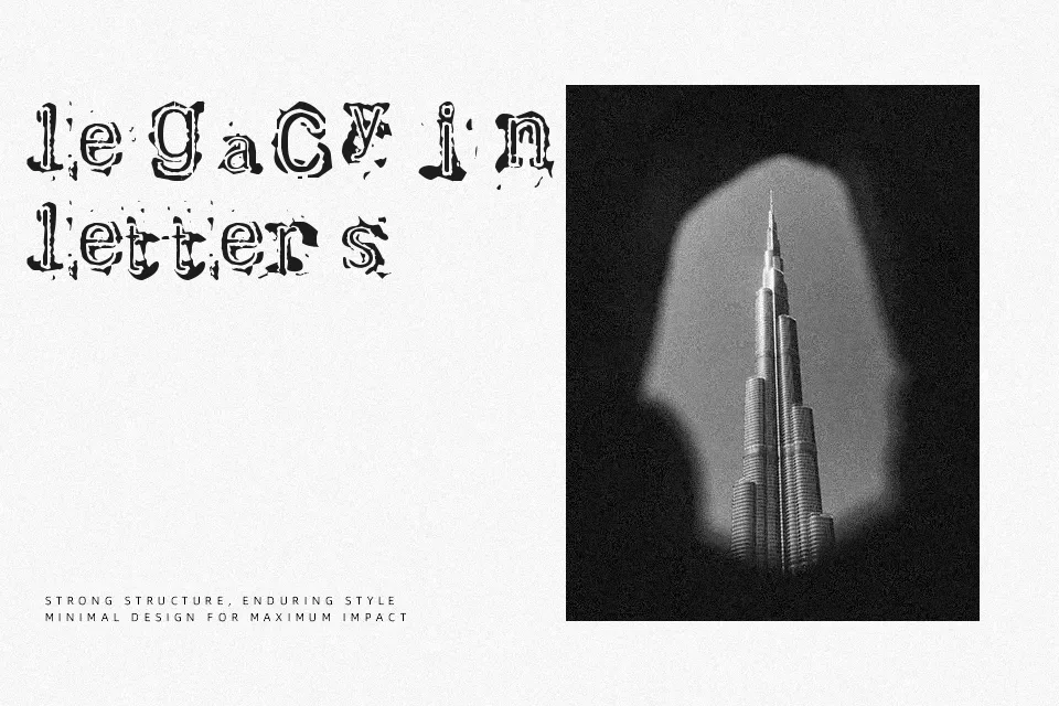 Bracille Font Font Preview for Bold Music