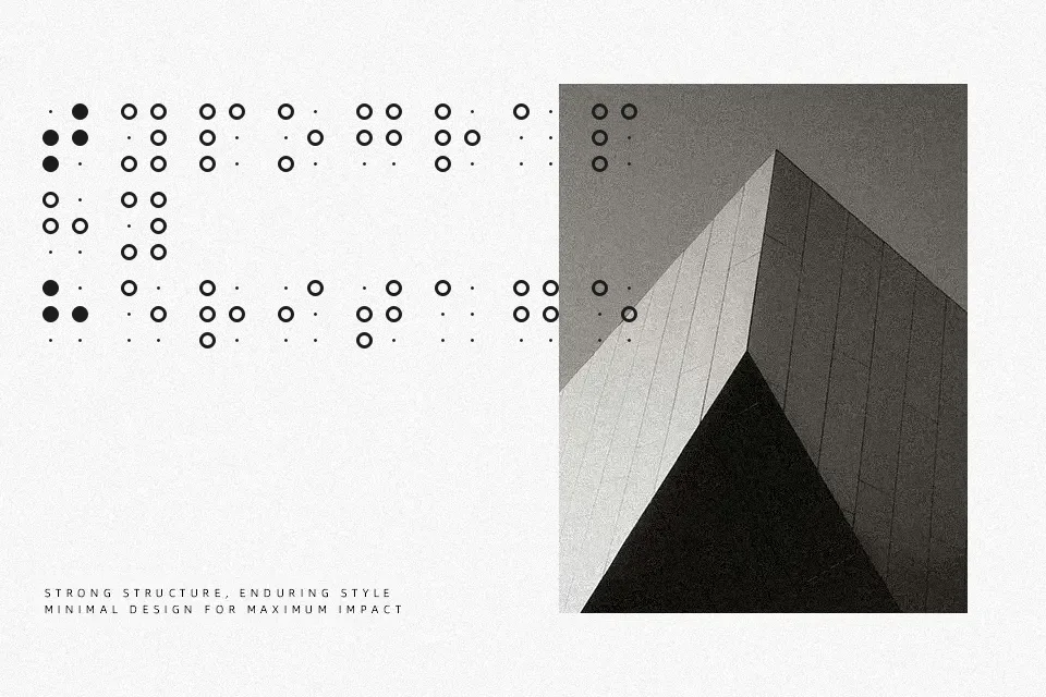 Braille Font Font Preview for Editorial