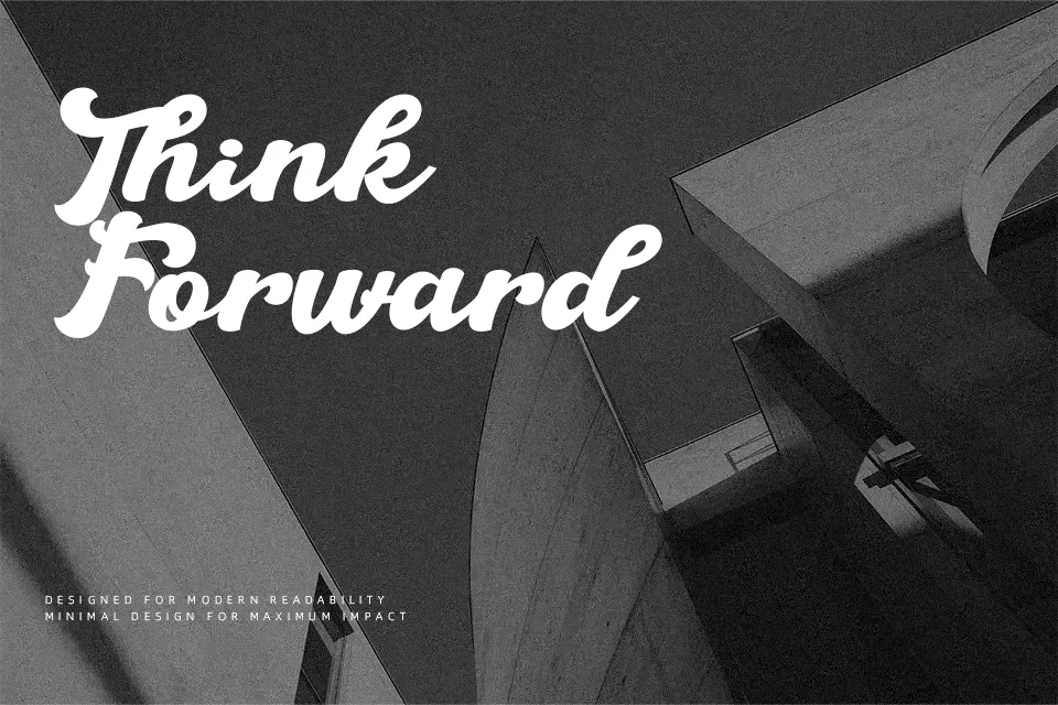 Brandy Font Font Preview for Modern Logo
