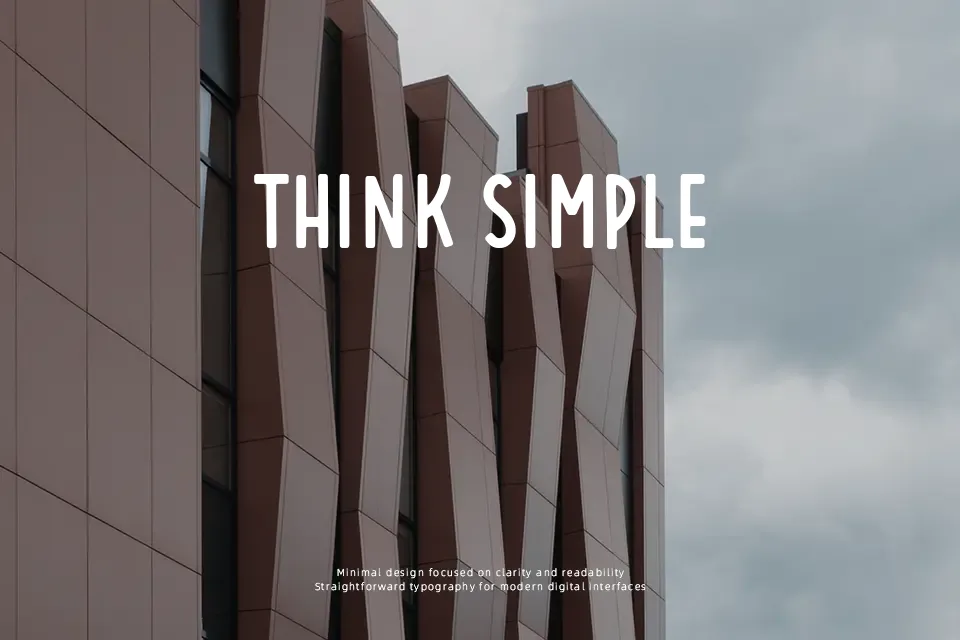 Breaked Font Sans Serif Font Preview for Social Media